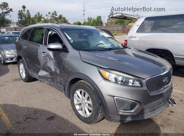 5XYPGDA53JG373752 2018 KIA SORENTO Gray Вид щитка приладів