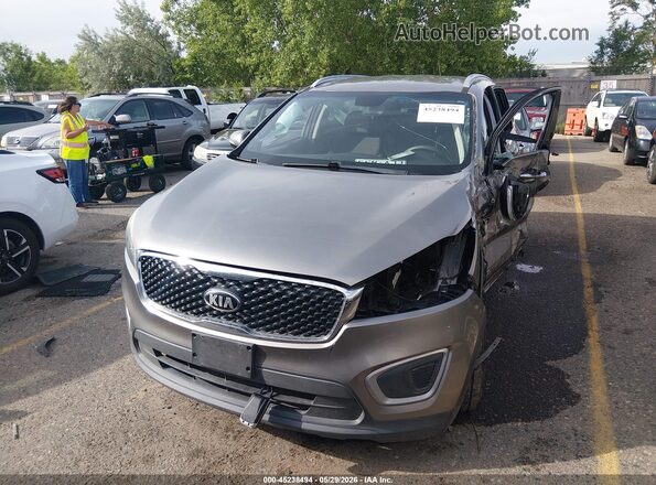5XYPGDA53JG373752 2018 KIA SORENTO Gray Вид панелі приладів