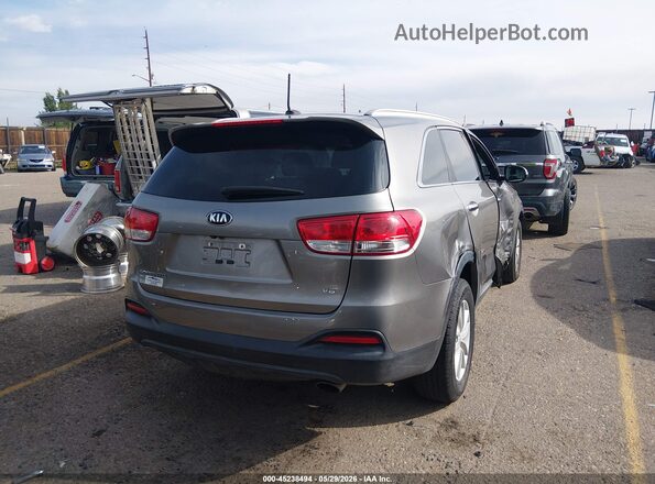 5XYPGDA53JG373752 2018 KIA SORENTO Gray Задня права чверть