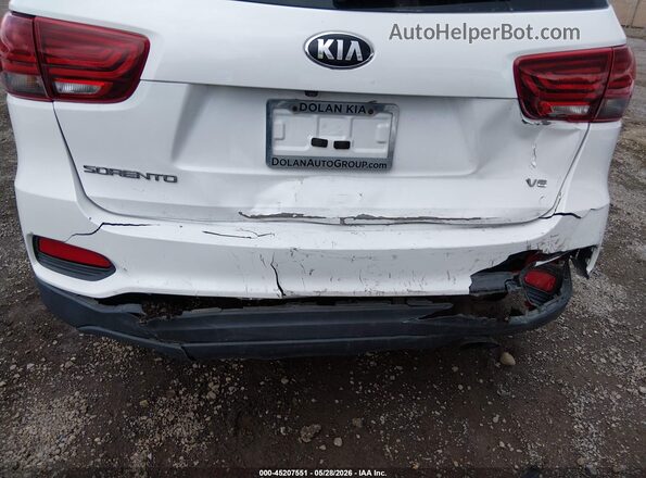 5XYPGDA59LG612899 2020 KIA SORENTO White წინა ხედი