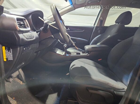 5XYPGDA5XGG084392 2016 KIA SORENTO Black წინა სალონის ხედი