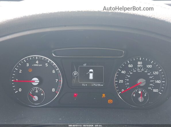 5XYPH4A11GG128421 2016 KIA SORENTO Gray Հետևի նստատեղերի տեսք