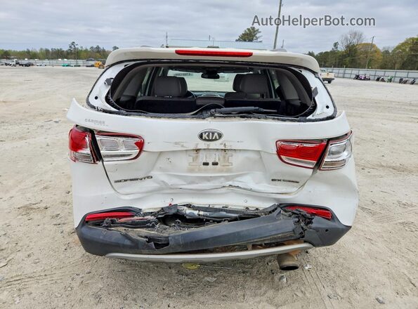 5XYPH4A17GG138533 2016 KIA SORENTO White Вид ззаду