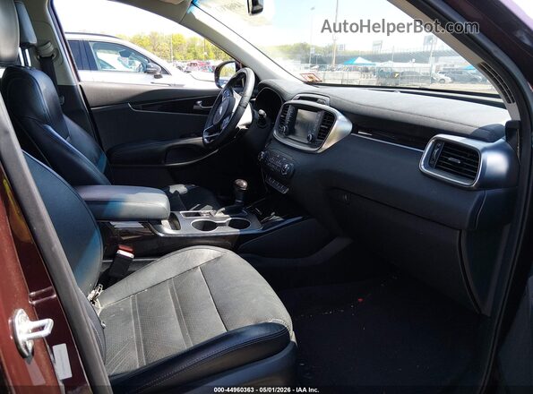 5XYPH4A17HG280737 2017 KIA SORENTO Burgundy 