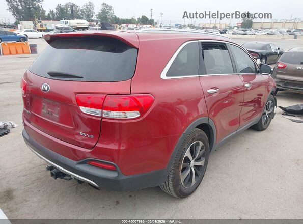 5XYPH4A50JG349101 2018 KIA SORENTO Red 