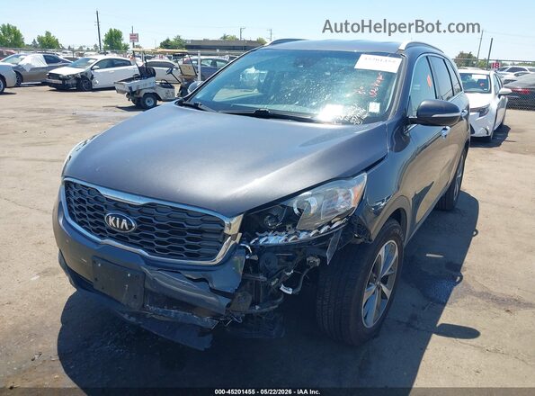 5XYPH4A50KG454366 2019 KIA SORENTO Gray Передня ліва чверть