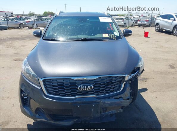 5XYPH4A50KG454366 2019 KIA SORENTO Gray Вид щитка приладів