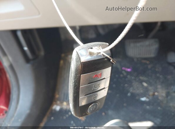 5XYPH4A54GG182363 2016 KIA SORENTO Red Вид панелі приладів