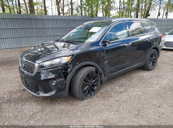 5XYPH4A5XLG710305 2020 KIA SORENTO Black წინა მარცხენა ხედი სამი მეოთხედიდან