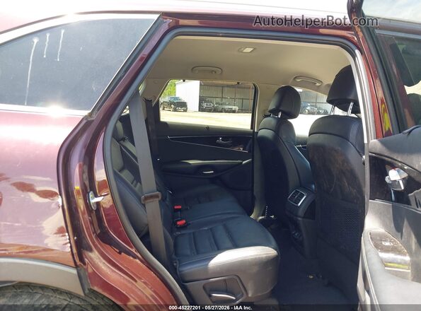 5XYPHDA13HG231714 2017 KIA SORENTO Темно-бордовый Вид наклейки с VIN-кодом