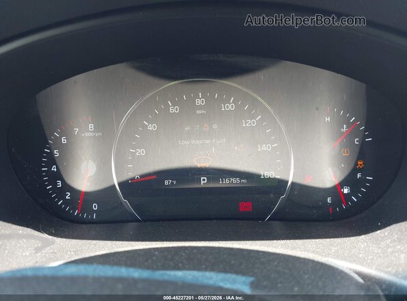 5XYPHDA13HG231714 2017 KIA SORENTO Темно-бордовый Вид задних сидений