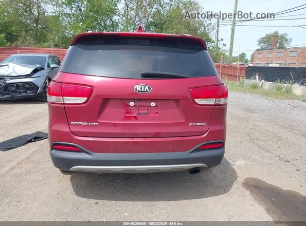 5XYPHDA14HG274670 2017 KIA SORENTO Red 