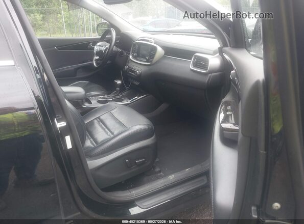 5XYPHDA51KG536980 2019 KIA SORENTO Black Вид салону спереду