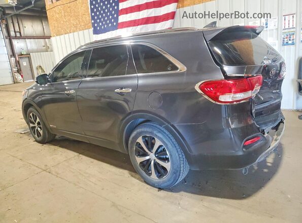 5XYPHDA54GG181228 2016 KIA SORENTO Black 