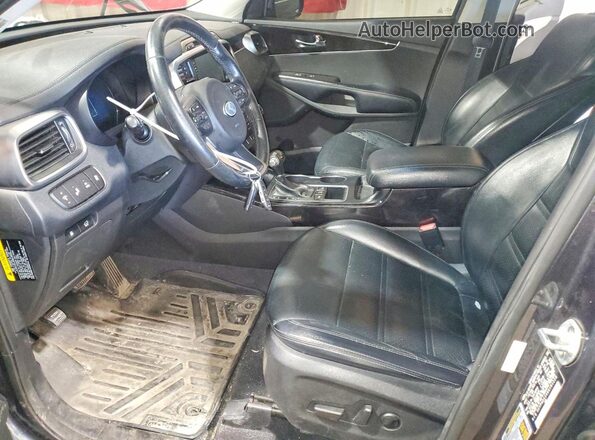 5XYPHDA54GG181228 2016 KIA SORENTO Black 
