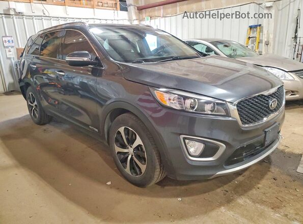 5XYPHDA54GG181228 2016 KIA SORENTO Black 