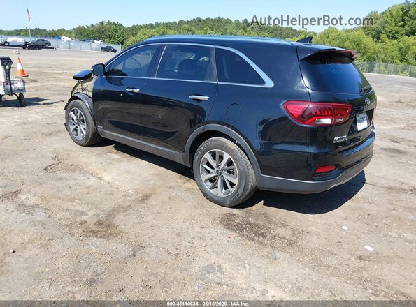 5XYPHDA54KG500684 2019 KIA SORENTO Black უკანა მარცხენა