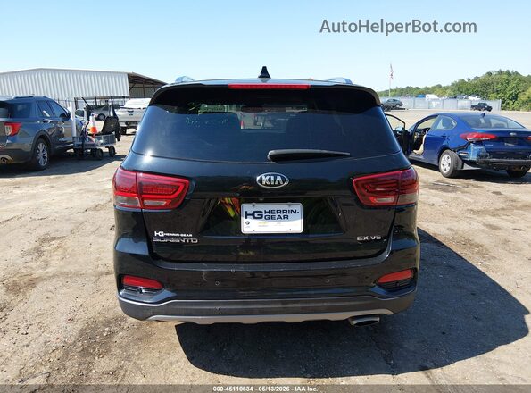 5XYPHDA54KG500684 2019 KIA SORENTO Black 