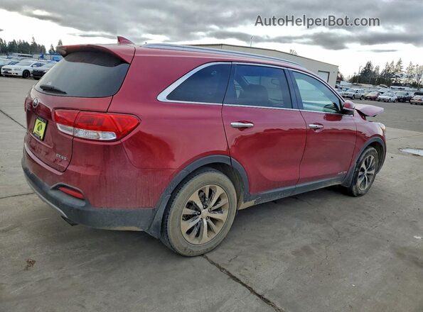 5XYPHDA55HG247965 2017 KIA SORENTO Red Tył prawy