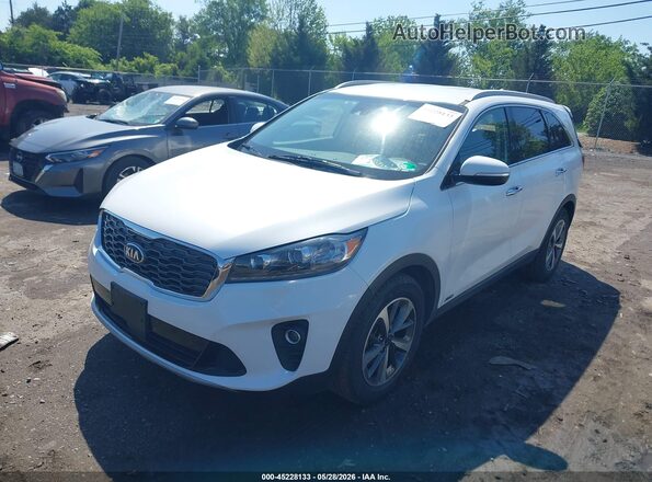 5XYPHDA55KG476623 2019 KIA SORENTO Белый Передняя левая четверть