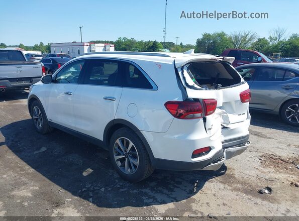 5XYPHDA55KG476623 2019 KIA SORENTO Белый Задняя левая четверть
