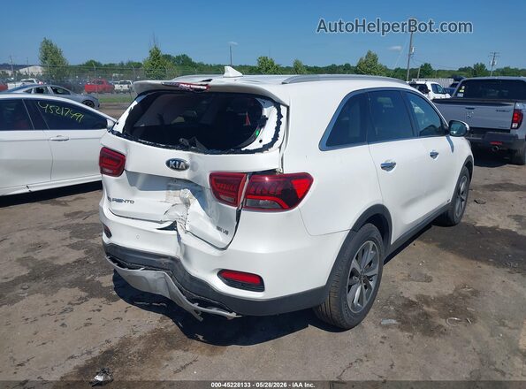 5XYPHDA55KG476623 2019 KIA SORENTO Белый Задняя правая четверть