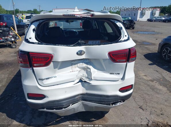 5XYPHDA55KG476623 2019 KIA SORENTO Белый Вид спереди