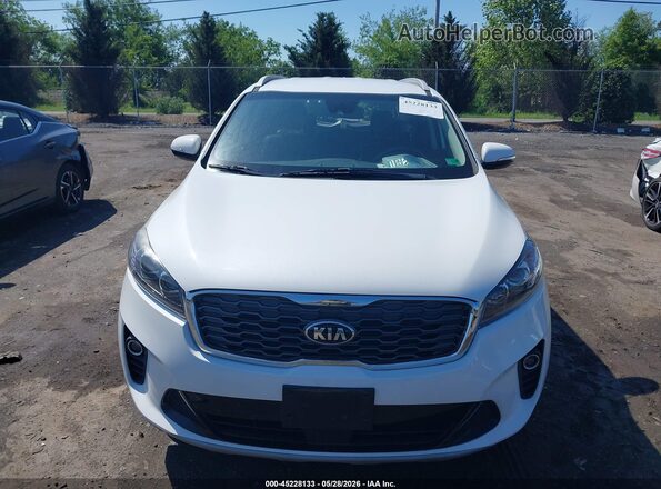 5XYPHDA55KG476623 2019 KIA SORENTO Белый Вид щитка приборов