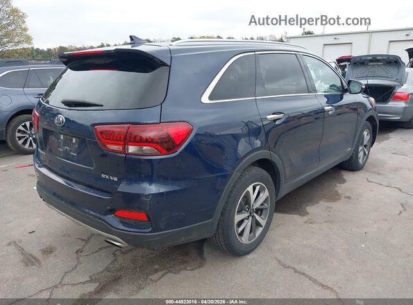 5XYPHDA55KG526145 2019 KIA SORENTO Dark Blue უკანა მარჯვენა