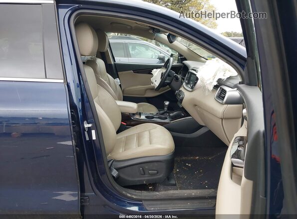 5XYPHDA55KG526145 2019 KIA SORENTO Dark Blue წინა სალონის ხედი