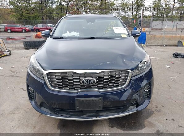 5XYPHDA55KG526145 2019 KIA SORENTO Dark Blue წინა ხედი