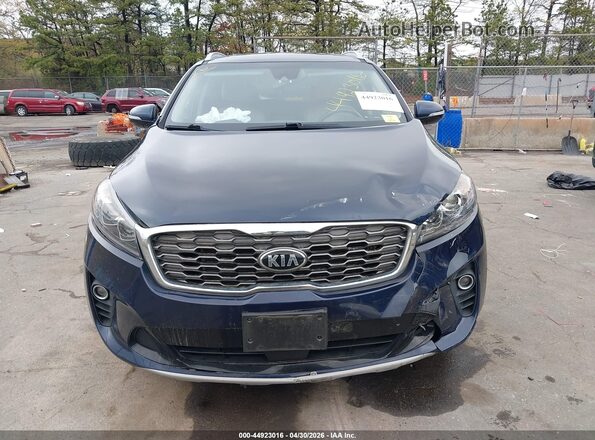 5XYPHDA55KG526145 2019 KIA SORENTO Dark Blue ხელსაწყოთა პანელის ხედი