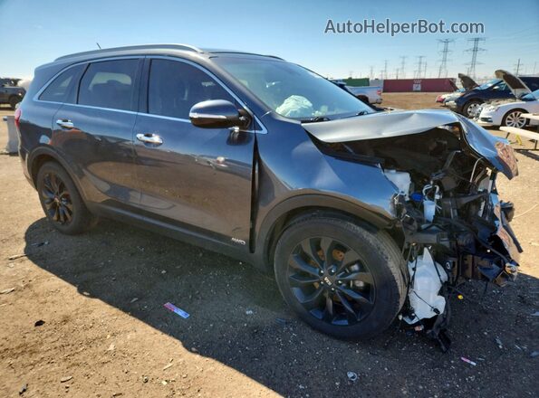 5XYPHDA59LG640036 2020 KIA SORENTO Серый Передняя правая четверть