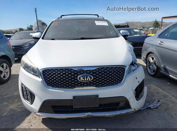 5XYPKDA53GG088993 2016 KIA SORENTO White წინა პანელის ხედი