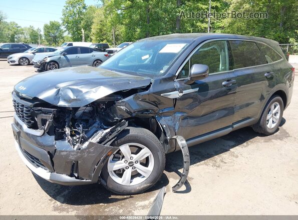 5XYRG4JC0RG307646 2024 KIA SORENTO Gray წინა მარცხენა ხედი სამი მეოთხედიდან