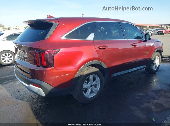 5XYRG4JC7SG367154 2025 KIA SORENTO Red Tył prawy