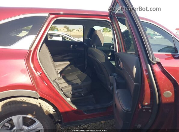 5XYRG4JC7SG367154 2025 KIA SORENTO Red Widok naklejki z numerem VIN