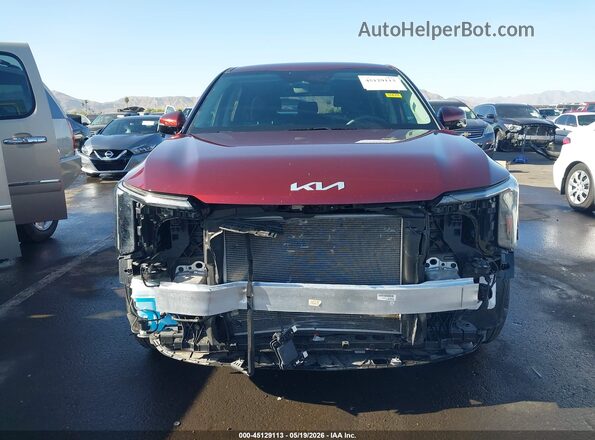 5XYRG4JC7SG367154 2025 KIA SORENTO Red Widok z przodu