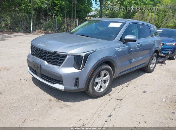 5XYRG4JC8SG332364 2025 KIA SORENTO Gray Передня ліва чверть