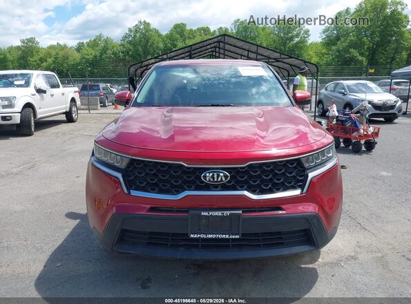 5XYRG4LC1MG065164 2021 KIA SORENTO Red Вид щитка приладів