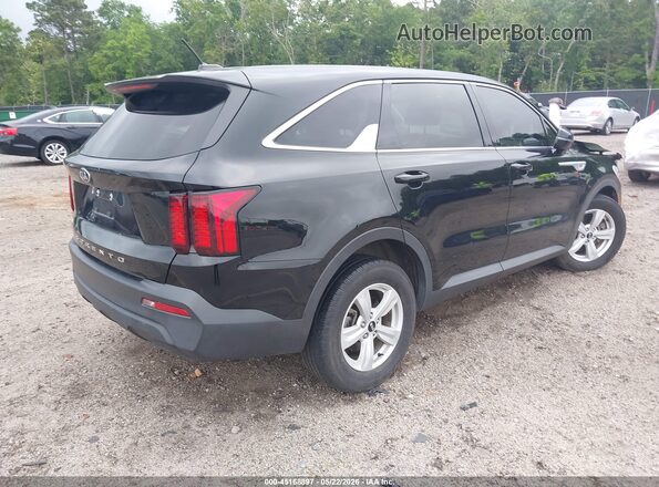 5XYRG4LC3MG062458 2021 KIA SORENTO Black უკანა მარჯვენა