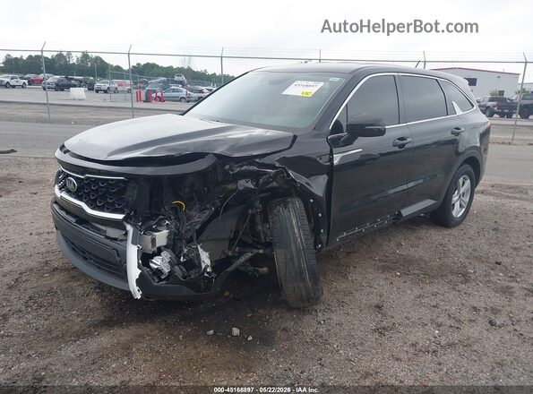 5XYRG4LC3MG062458 2021 KIA SORENTO Black წინა მარცხენა ხედი სამი მეოთხედიდან