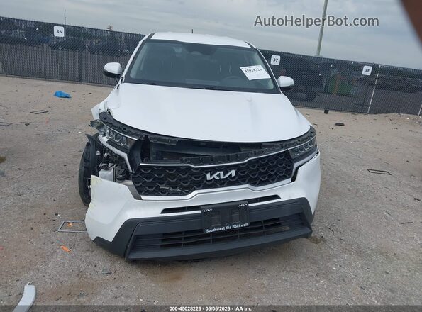 5XYRG4LC3NG146054 2022 KIA SORENTO White Instrument cluster view