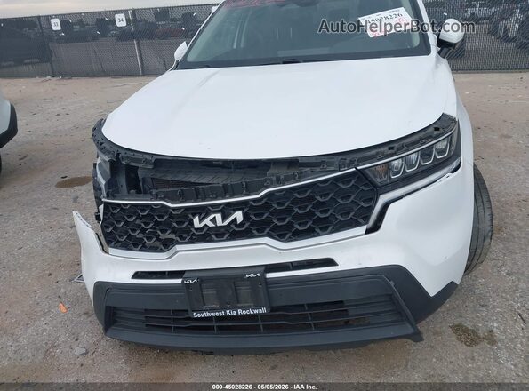 5XYRG4LC3NG146054 2022 KIA SORENTO White Front view