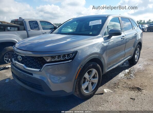 5XYRG4LC6MG057142 2021 KIA SORENTO Серый Передняя левая четверть