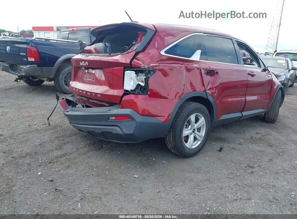 5XYRG4LC6NG161583 2022 KIA SORENTO Red Trasero derecho