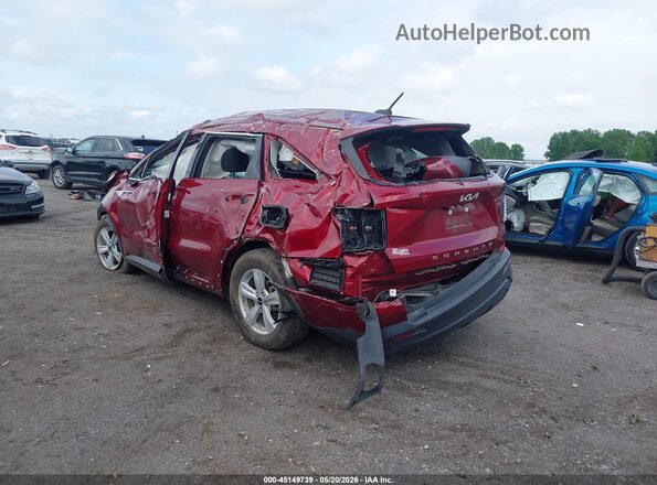 5XYRG4LC6NG161583 2022 KIA SORENTO Red Trasero izquierdo