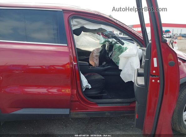 5XYRG4LC6NG161583 2022 KIA SORENTO Red Vista interior delantera