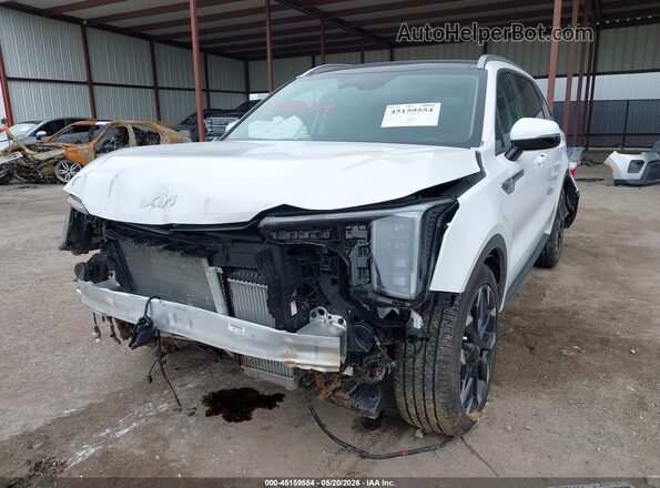 5XYRH4JF2TG439631 2026 KIA SORENTO White წინა მარცხენა ხედი სამი მეოთხედიდან
