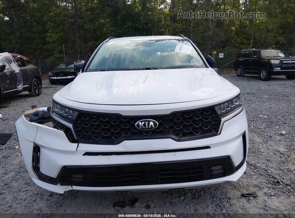 5XYRH4LF0MG014388 2021 KIA SORENTO White Առջևի վահանակի տեսք